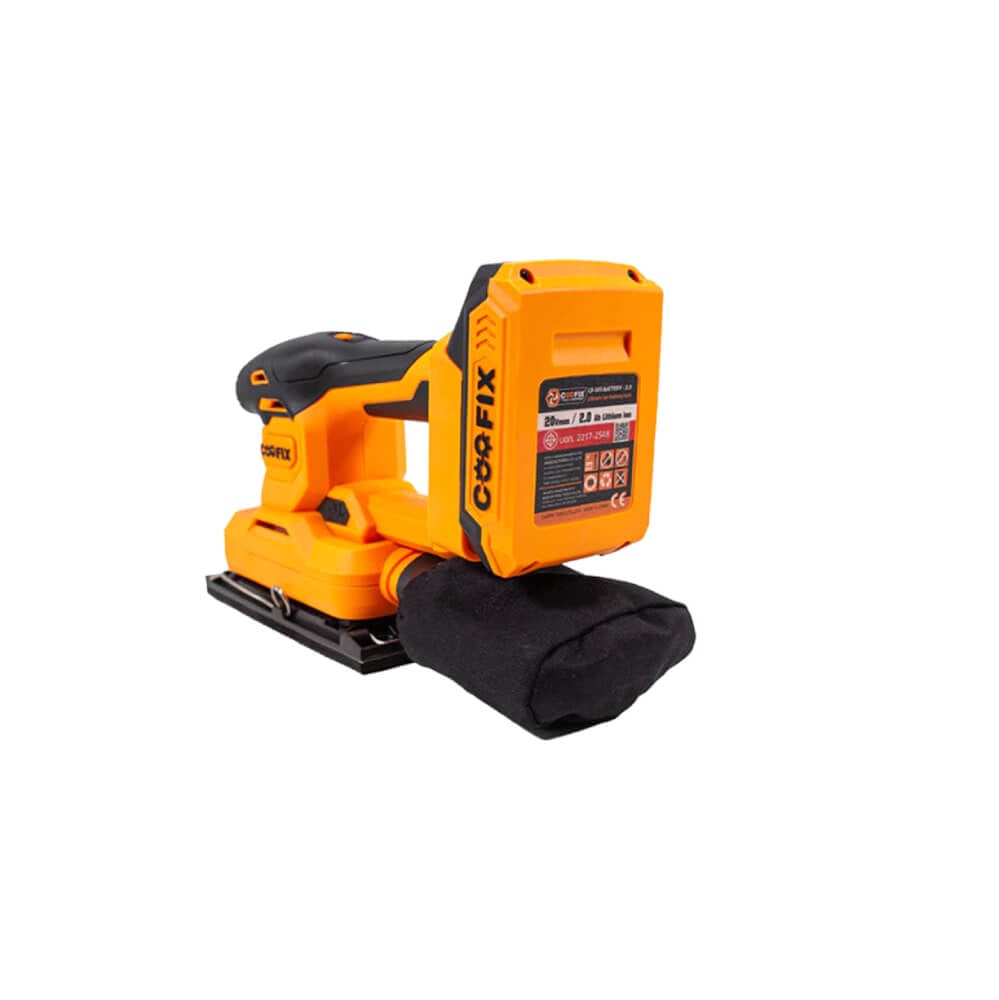 เครื่องขัดกระดาษทรายไร้สาย COOFIX รุ่น CF-CES002 แบตเตอรี่ 20V